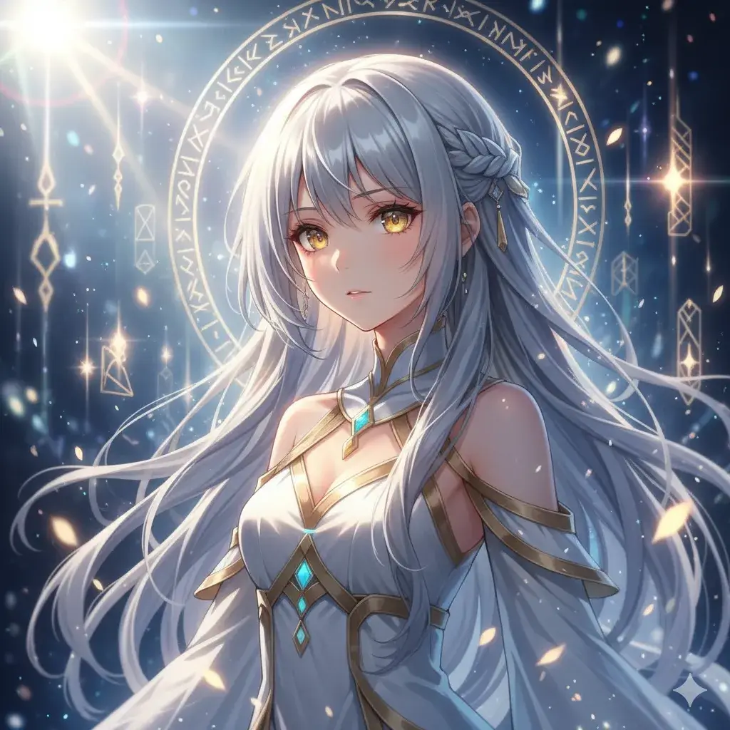 Dramatische Beleuchtung Porträt - Anime Mädchen