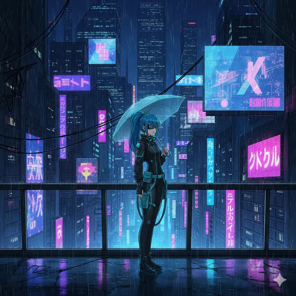 Neon Street Cyberpunk