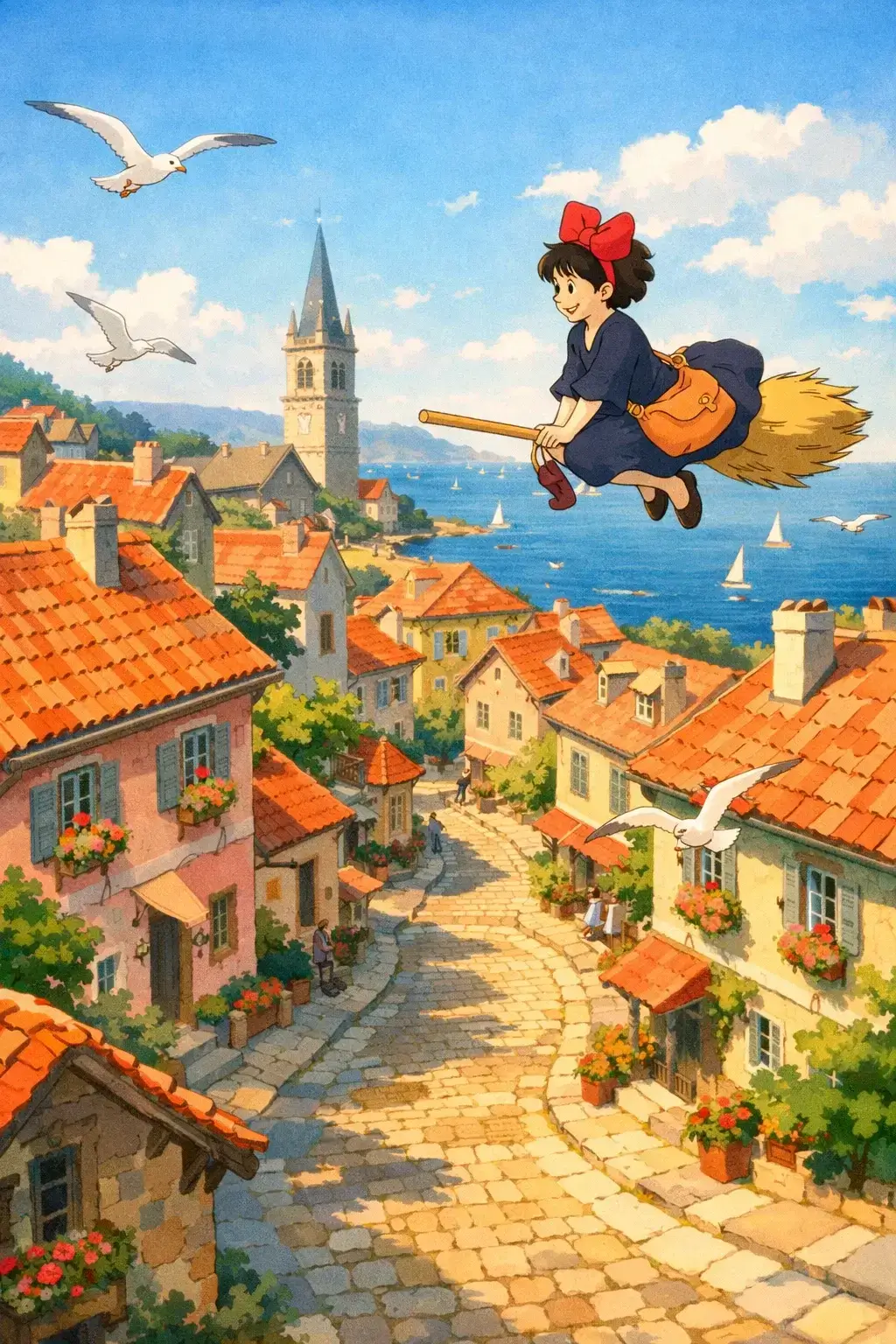 Flying Witch Scenery