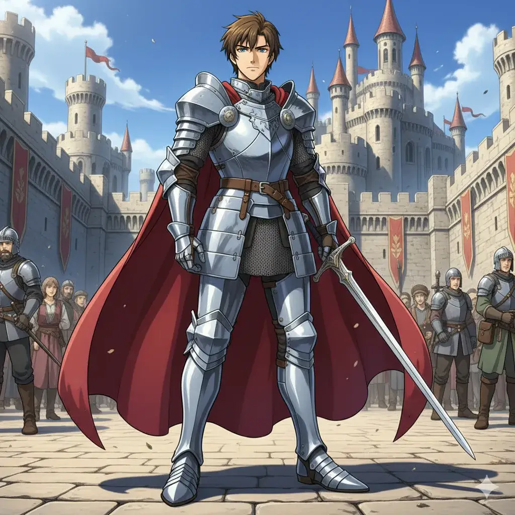 Silberner Heiliger Ritter - Fantasy Rüstung