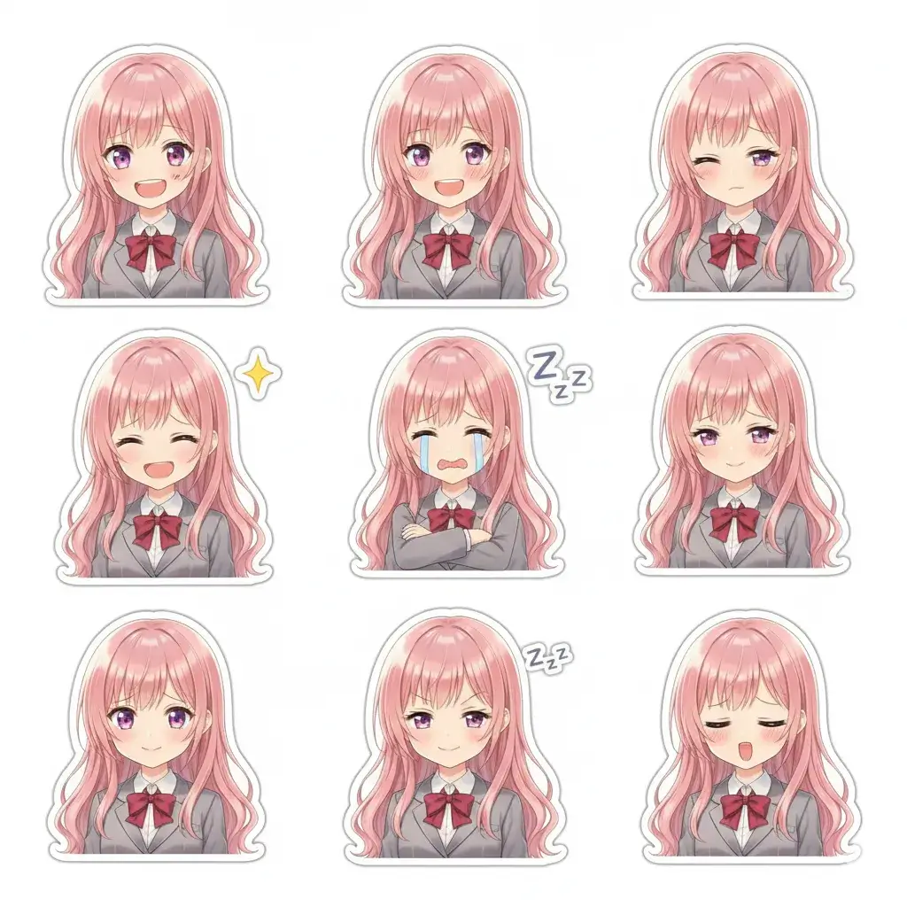 Kawaii Sticker Set