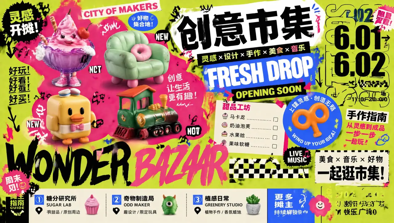 gpt2 creative market event poster example