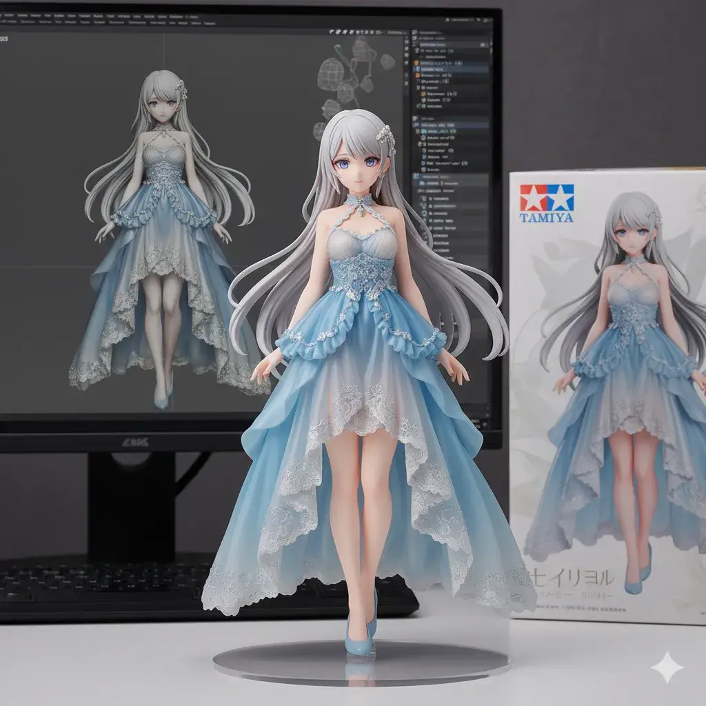 Abstract Digital Art - High quality anime art illustration