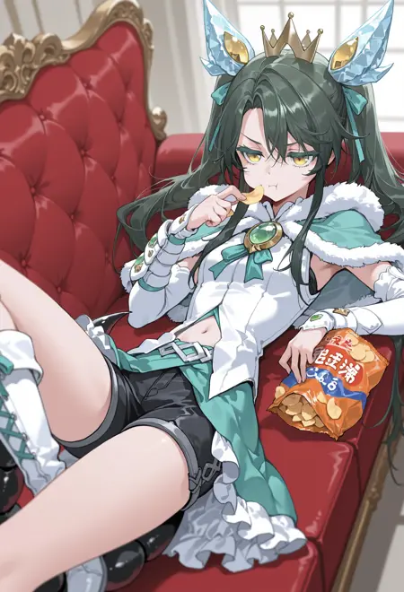 Stylish Anime Girl Character Design - High quality anime art illustration